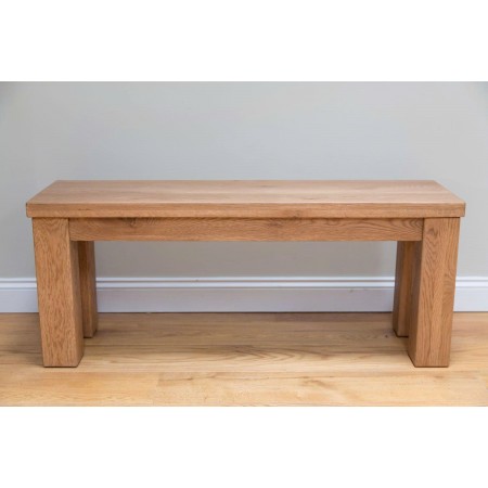 Solid Oak : Ghế Băng Dài Gổ Sồi - W90cm
